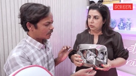 Farah Khan and her cook Dilip visited Lakhan and Neetu Bisht's house in Delhi