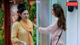 Kunickaa Sadnand emotional moment with Farrhana Bhatt on Bigg Boss 19