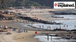 Vagator beach in North Goa, 2010. (Express Archive)